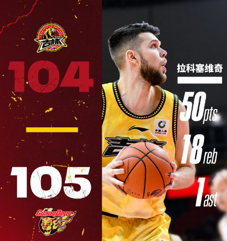 广东男篮签约拉科塞维奇：补强最大短板 昔日战广东狂轰50+18 | 中国区|球友会|股份有限公司