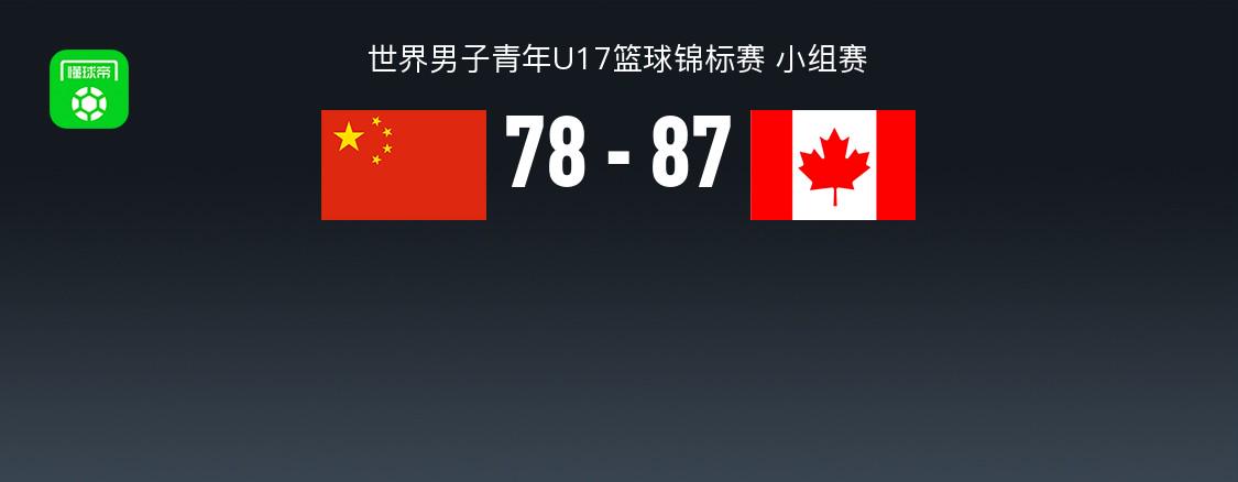 U17男篮世界杯战报：加拿大男篮U17 87 | 中国区|球友会|股份有限公司