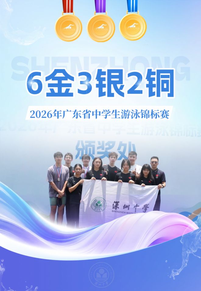 闪耀省赛！深圳中学游泳队夺得6金3银2铜 | 中国区|球友会|股份有限公司